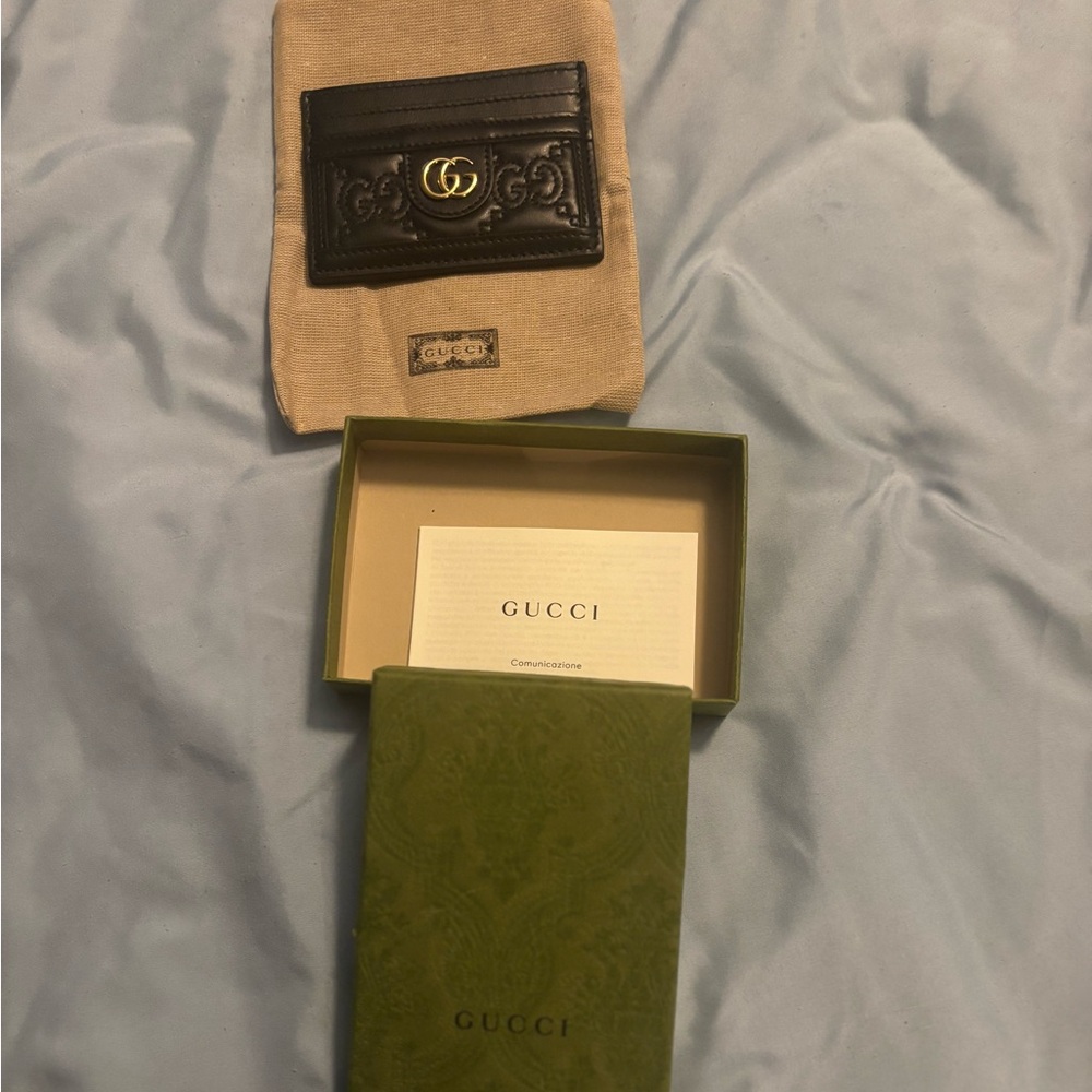 Authentic Gucci card case
